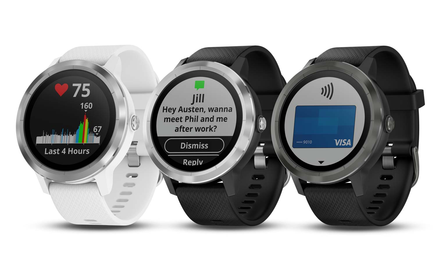 garmin vivoactive 3 running display